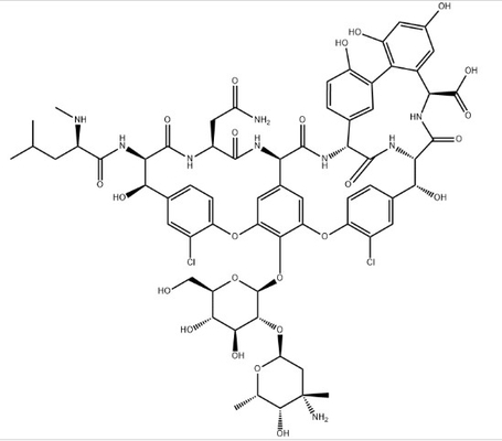 Vancomycin Antibiotic Raw Materials CAS 1404-90-6 Gram-Positive Bacteria