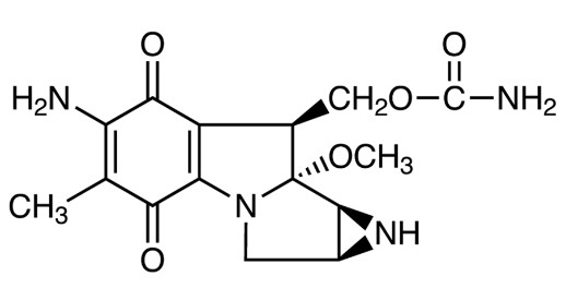 Mitomycin C Antibiotic Raw Materials CAS 50-07-7 MF C15H18N4O5